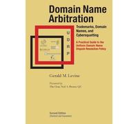 Gerald M Levine Domain Name Arbitration, Second Edition (Tascabile)