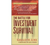 Gerald M. Loeb Battle for Investment Survival (Copertina rigida)