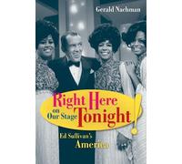 Gerald Nachman Right Here on Our Stage Tonight (Tascabile)