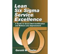 Gerald Taylor Lean Six Sigma Service Excellence (Copertina rigida)