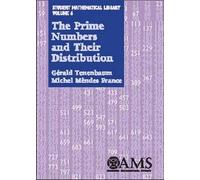 Gerald Tenenbaum Michel Mendes France Phil Prime Numbers and Their D (Tascabile)