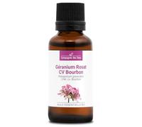 GÉRANIUM ROSAT CV BOURBON BIO - 30mL - Huile Essentielle de Qualité Premium - 100% Pure, Naturelle, garantie ChromaCert® - Chémotypée & Intégrale