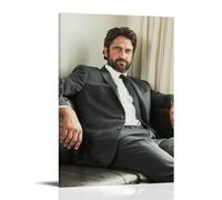 Gerard Butler, poster artistico anti schizzi per soggiorno e camera da letto, dipinti da appendere adatti per più scenari, non c'è bisogno di perforare, facile da installare, adatto per regali e uso