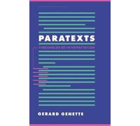 Gerard Genette Paratexts (Tascabile) Literature, Culture, Theory