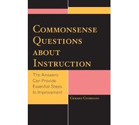 Gerard Giordano Commonsense Questions about Instruction (Copertina rigida)