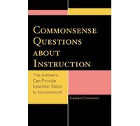 Gerard Giordano Commonsense Questions about Instruction (Tascabile)