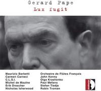 Gerard Pape Gerard Pape: Lux Fugit (CD) Album