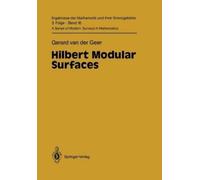 Gerard van der Geer Hilbert Modular Surfaces (Tascabile)