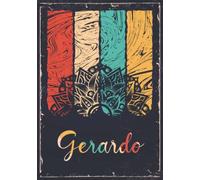 Gerardo: Taccuino A5 | Nome personalizzato Gerardo | Regalo di compleanno per moglie, mamma, sorella, figlia ... | Design: mandala | 120 pagine a righe, piccolo formato A5 (14.8 x 21 cm)