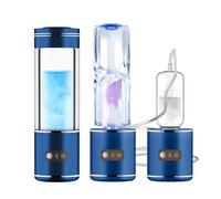 GERAZAHO Bottiglia per generatore di Acqua di idrogeno da 3000 ppb, idrogenatore d'Acqua SPE, con Kit e Adattatore per inalazione H2, migliora la Resistenza e resta più Sano