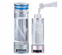 GERAZAHO Bottiglia per ionizzatore d'Acqua SPE/PEM da 350ml,2000-9000 PPB Ricco di idrogeno ad Alta concentrazione H2,Macchina per ionizzatore di idrogeno a Tre Usi