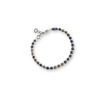 Gerba Jewels Bracciale con chiusura a moschettone pietre dure 4 mm e argento