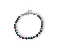 Gerba Jewels Bracciali realizzati con filo cerato pietre dure ceramiche e argento