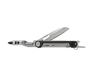 Gerber Attrezzo multiuso con 5 funzioni, Coltello a lama liscia, ArmBar Slim Drive, Grigio scuro, Acciaio inox/Alluminio, 31-003838