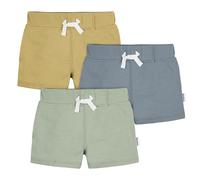 Gerber Baby Boys - Confezione da 3 pantaloncini in maglia pull-on, verde/blu/marrone chiaro, 4 anni