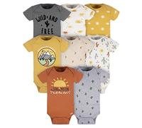 Gerber Baby - Confezione da 8 tutine a maniche corte, sud-ovest, 3-6 mesi