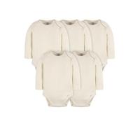 Gerber Body confezione da 5 Manica lunga Naturale 0-3 mesi