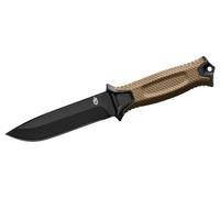 Gerber Coltello Strongarm Lama fissa liscia con fodero Marrone