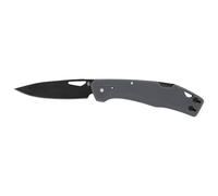 Gerber Coltello tascabile con clip per cintura, LST, lama in acciaio inox 440A Clip Poin, manico in nylon rinforzato con fibra di vetro, lunghezza lama: 6,6 cm, grigio, 1074524