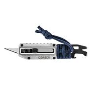 Gerber Multi-Tool con 8 Funzioni, Prybrid-X, Acciaio Inossidabile, Argento/Blu, 31-003740