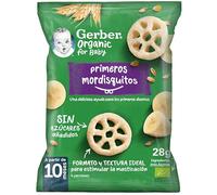 Gerber Organic Snack Primi Morsi, Da 10 Mesi, Borsa Da 28 G
