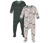 Gerber, Confezione da 2 pigiami con piedini da bambino, in colori e motivi assortiti
