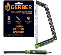 Gerber Seghetto ad arco, Pieghevole, Freescape Camp Saw, Lunghezza: 36,8 cm | Verde (Green), Taglia unica, 31-002820