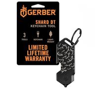 Gerber utensile multifunzionale e portachiavi, Shard DT | Lunghezza: 6,5 cm, peso: 28 g, acciaio inossidabile, nero, 1074041