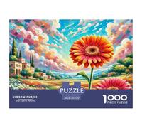 Gerbera 1000 Piece Jigsaw Puzzle For Adults Educational Games Stress Relief Puzzle Exercise The Memory of The Brain For Adults Gifts 70x50cm/1000pcs