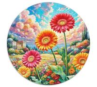 Gerbera 1000 Pieces Jigsaw Puzzles For Adults Family Challenge Toys Stress Relieving Entertainment Exercise The Memory of The Brain for Adults And Kids, Age 12 Years Up 1000pcs (67.5x67.5cm)