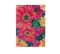 Gerbera Art Red Yellow Holiday flags chritmas banner per Yard decorazione 28x40 double sided