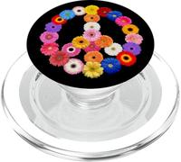 Gerbera, segno della pace, margherite, anni '70, fiori amore PopSockets PopGrip per MagSafe