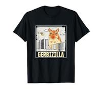 Gerbizilla - Topolino divertente per gli appassionati di allevamento di gerbilli Maglietta