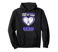 Gerd Awareness Shirt - I Wear Pervinca per mia Mamma Felpa con Cappuccio