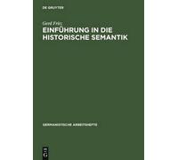 Gerd Fritz Einführung in Die Historische Semantik (Copertina rigida)
