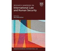 Gerd Oberleitne Research Handbook on International Law and Hu (Copertina rigida)