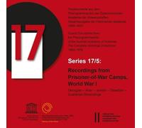 Gerda Lechleitner Recordings from Prisoner-Of-War Camps, World War I (CD)