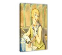 Gerda Wegener - Poster su tela con ritratto di Lili Elba, decorazione per camera da letto, paesaggio sportivo, decorazione per ufficio, stanza, regalo, 30 x 45 cm