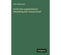 Gerefa: Eine angelsächsische Abhandlung über Gutswirtschaft