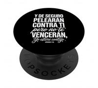 Geremia 1:19 - "Dios Está Contigo Siempre" PopSockets PopGrip Adesivo