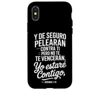 Geremia 1:19 - "Yo Estaré Contigo No Te Vencerán" Custodia per iPhone X/XS