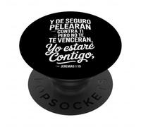 Geremia 1:19 - "Yo Estaré Contigo No Te Vencerán" PopSockets PopGrip Adesivo