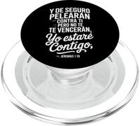 Geremia 1:19 - "Yo Estaré Contigo No Te Vencerán" PopSockets PopGrip per MagSafe