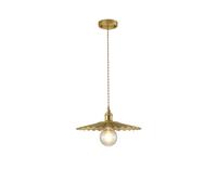 Gerenecic Lustre rétro en Métal avec abat-Jour réglable - Douille E27 pour Salle à Manger, Chambre, Salon et Couloir