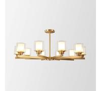 Gerenecic Lustre suspendu élégant en Cuivre pour Salon, Chambre et Salle à Manger - Luminaire d'intérieur polyvalent