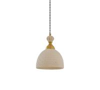 Gerenecic Lustre suspendu en céramique Style nordique E27/E26 - Lampe suspendue élégante pour Salle à Manger, Salon, Chambre et Plus Encore.