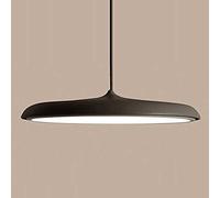 Gerenecic Lustre suspendu en Métal à Hauteur réglable - Design élégant du milieu du siècle pour Salons et salles à Manger (Une Couleur, 40 cm)