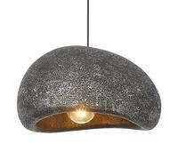 Gerenecic Lustre Vintage Wabi Sabi du Danemark - Suspension minimaliste E27 pour Salle à Manger, Restaurant, Bar et Loft (Couleur Claire, 40 cm)
