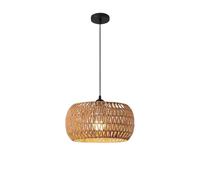 Gerenecic Suspension rétro minimaliste en Corde de chanvre tissée à la Main - Lustre à Hauteur réglable pour Salle à Manger, Salon, Chambre et Plus Encore. Compatible E27.
