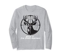 Gergo del Cacciatore Vado a Caccia! Cervo Stagione di Caccia Maglia a Manica